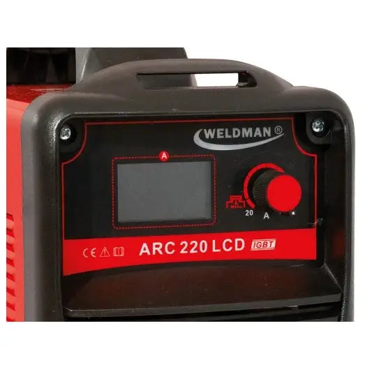 Sveiseapparat Arc 220 med Lcd-display