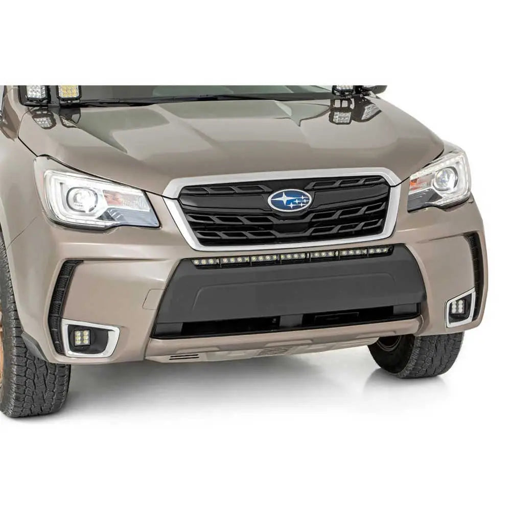 Tåkelys Cree Led 2’’ Flombelysning med Montering Rough Country Black Series - Subaru Forester 14-18