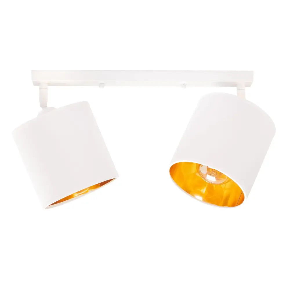 Taklampe Dobbeltskinne Hvit Skjerm Oro