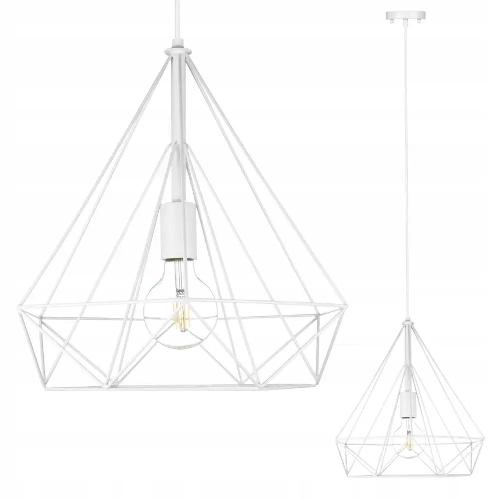 Taklampe Hvit Loft Geo uten Innhold