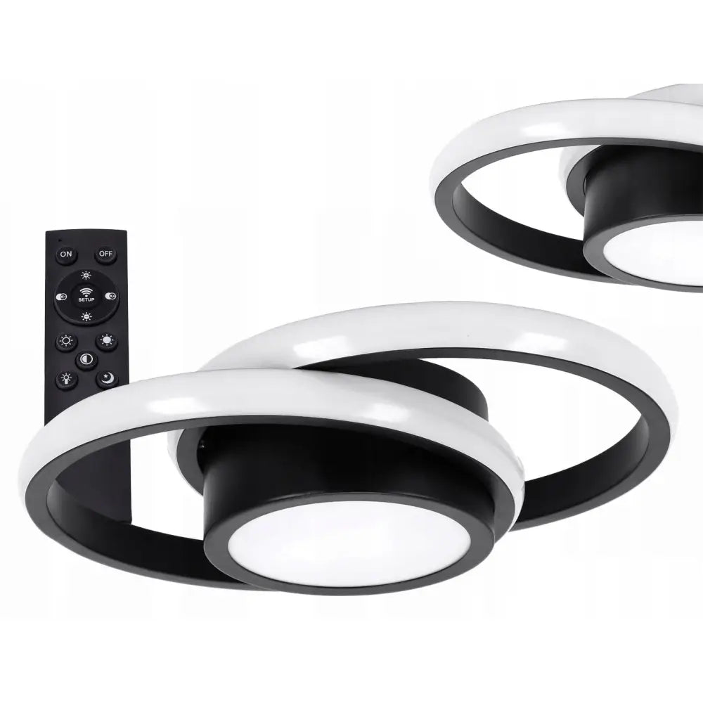Taklampe Led Overflate-montert Modern 64w + Fjernkontroll 3 Fargetoner Dimbar