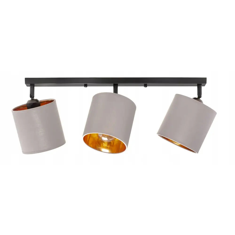Taklampe på Skinneliste Trippel Grå Skjerm (ws008_3)