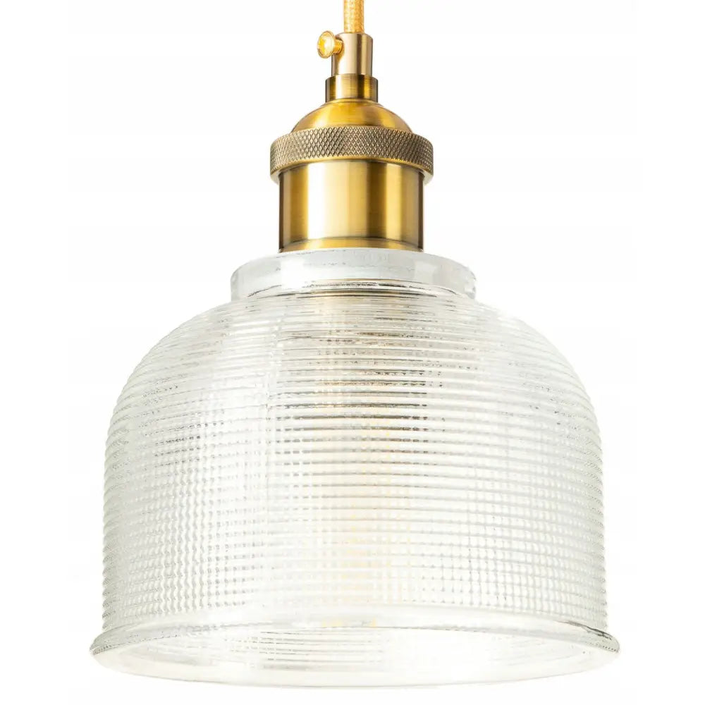 Taklampe Pendel Glass Bell Gjennomsiktig (lhs-spider-10-n Klar)