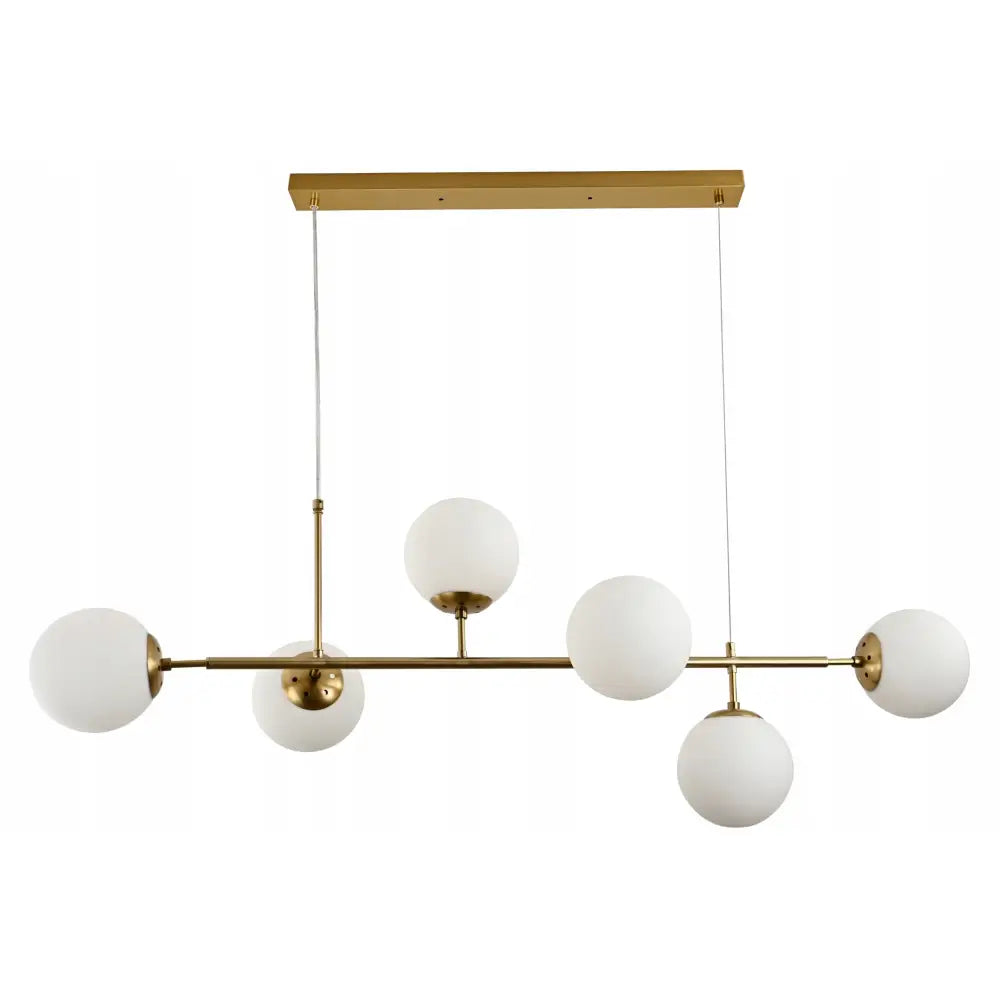 Taklampe Pendel Lysekrone Gylne Kuler Led