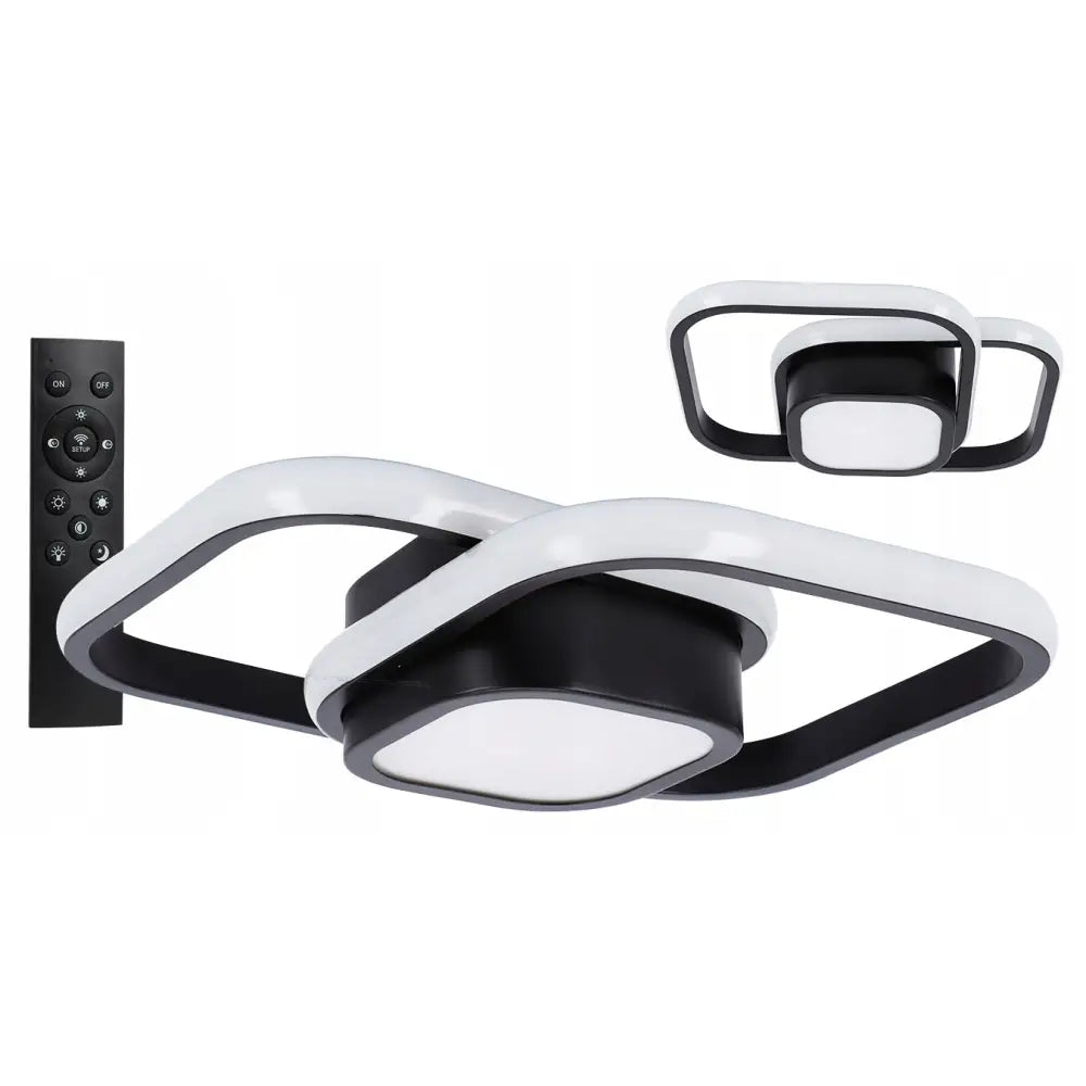 Taklampe Plafond Moderne Led 74w + Fjernkontroll