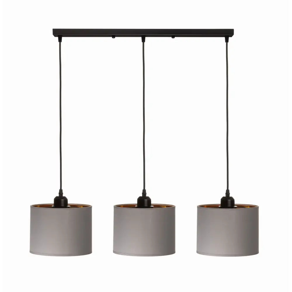 Taklampe Trefoldig List Oro Grå