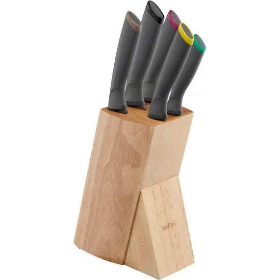 Tefal Fresh Kitchen Knivsett i Blokk 6 Deler Stål