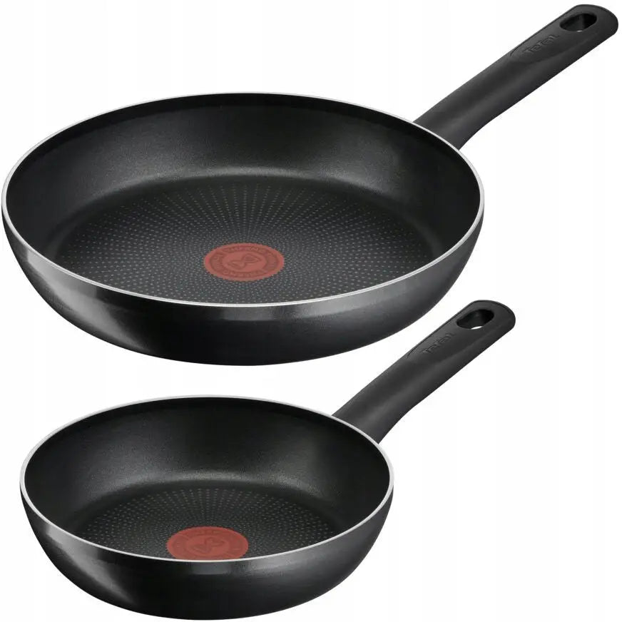 Tefal Hard Titanium Stekepanner 20 og 26 Cm 2 Stk for Gasskomfyr