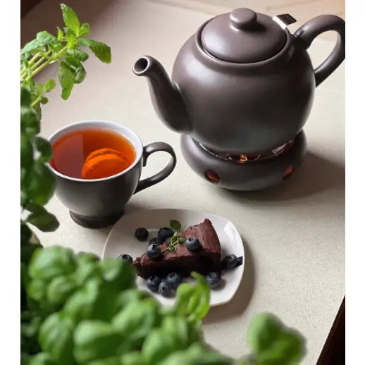 Tekanne med Infuser 1,5l av Steintøy