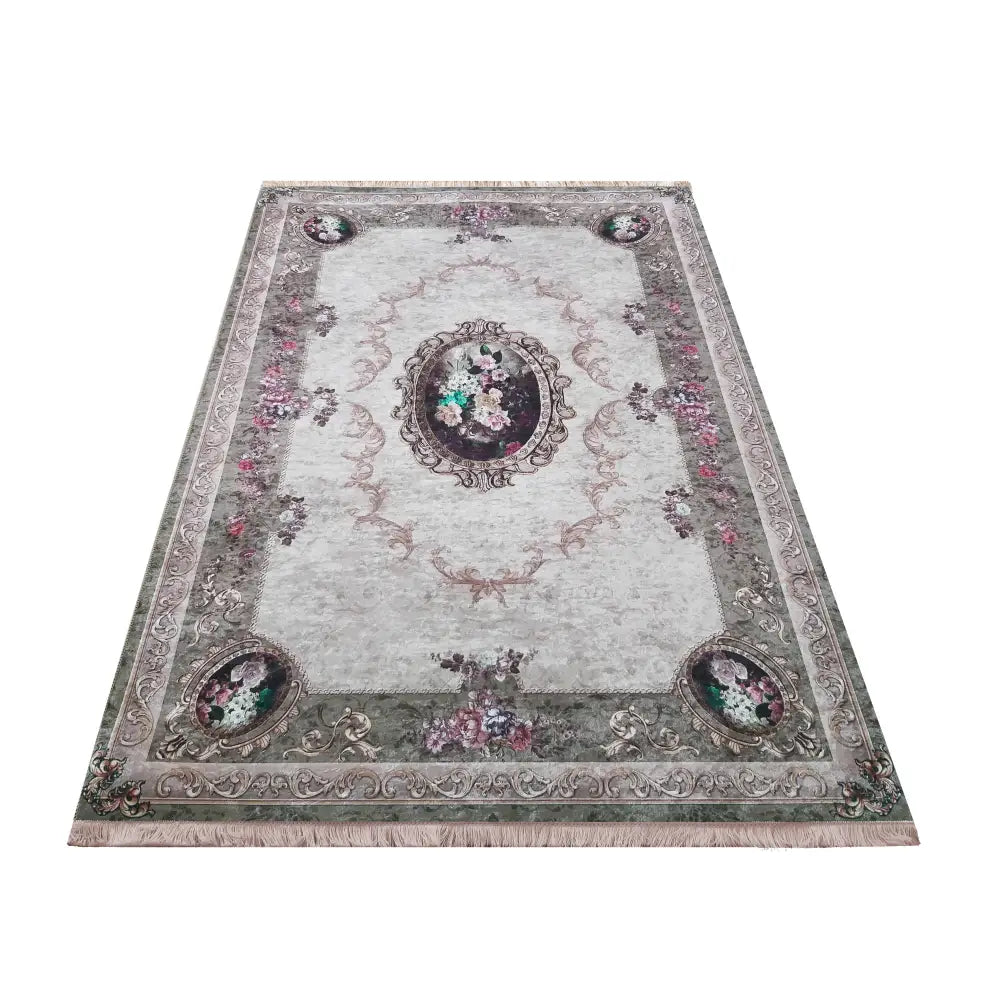 Teksturert Beige Tepe 120 x 180 Cm - Hnew-100-120x180