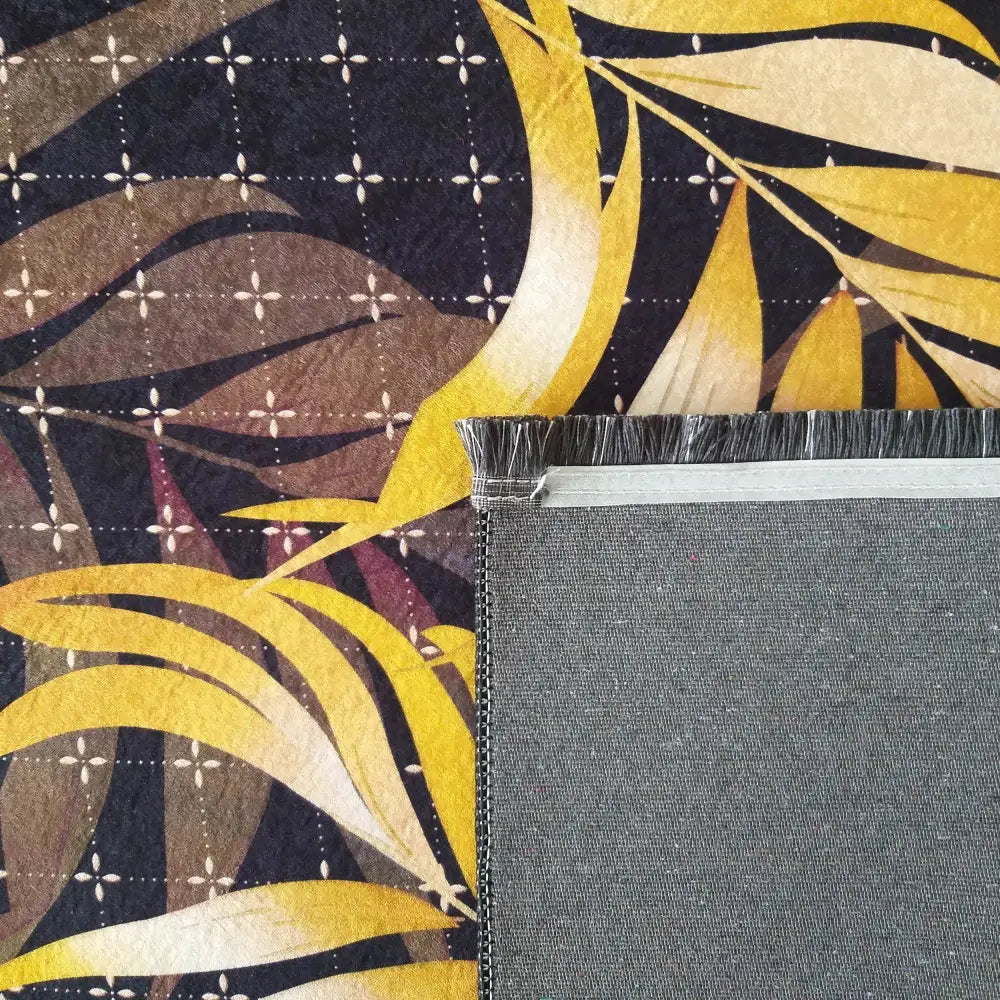 Tepe Black og Gold 08 Svart 120 x 180 Cm