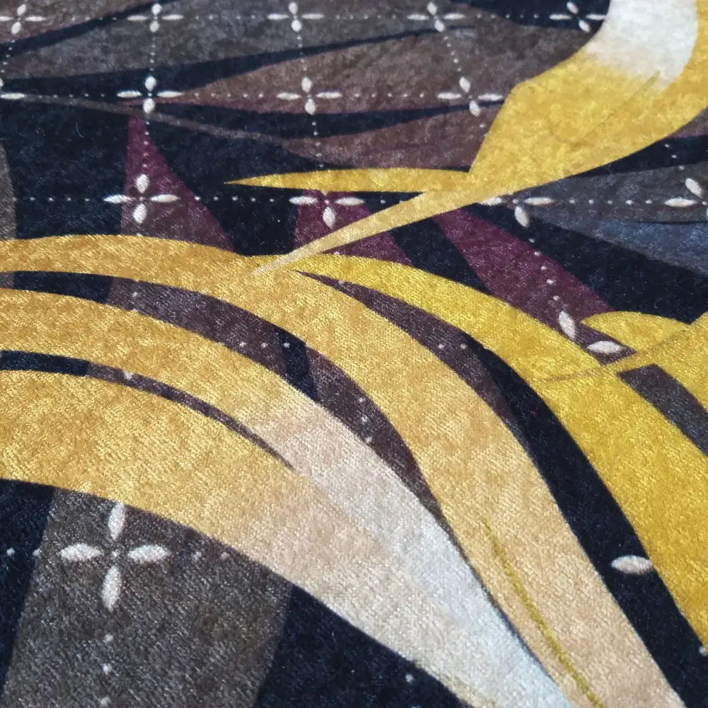 Tepe Black og Gold 08 Svart 120 x 180 Cm