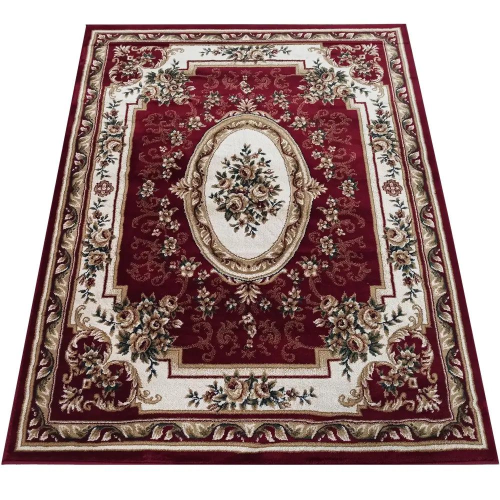 Tepe Eksklusiv 04 n - Burgunder Roset 80 x 150 Cm