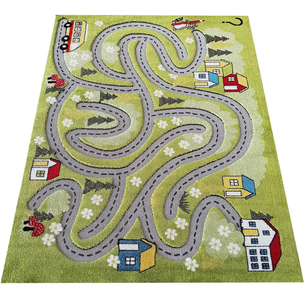 Tepe for Barn - Grønn 100 x 150 Cm