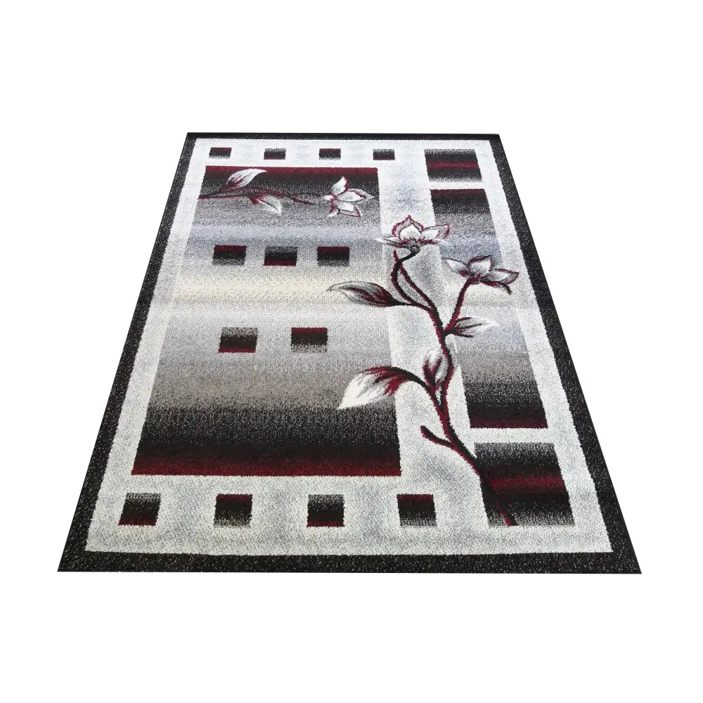 Tepe Otto 02 Grå-rød 120 x 170 Cm