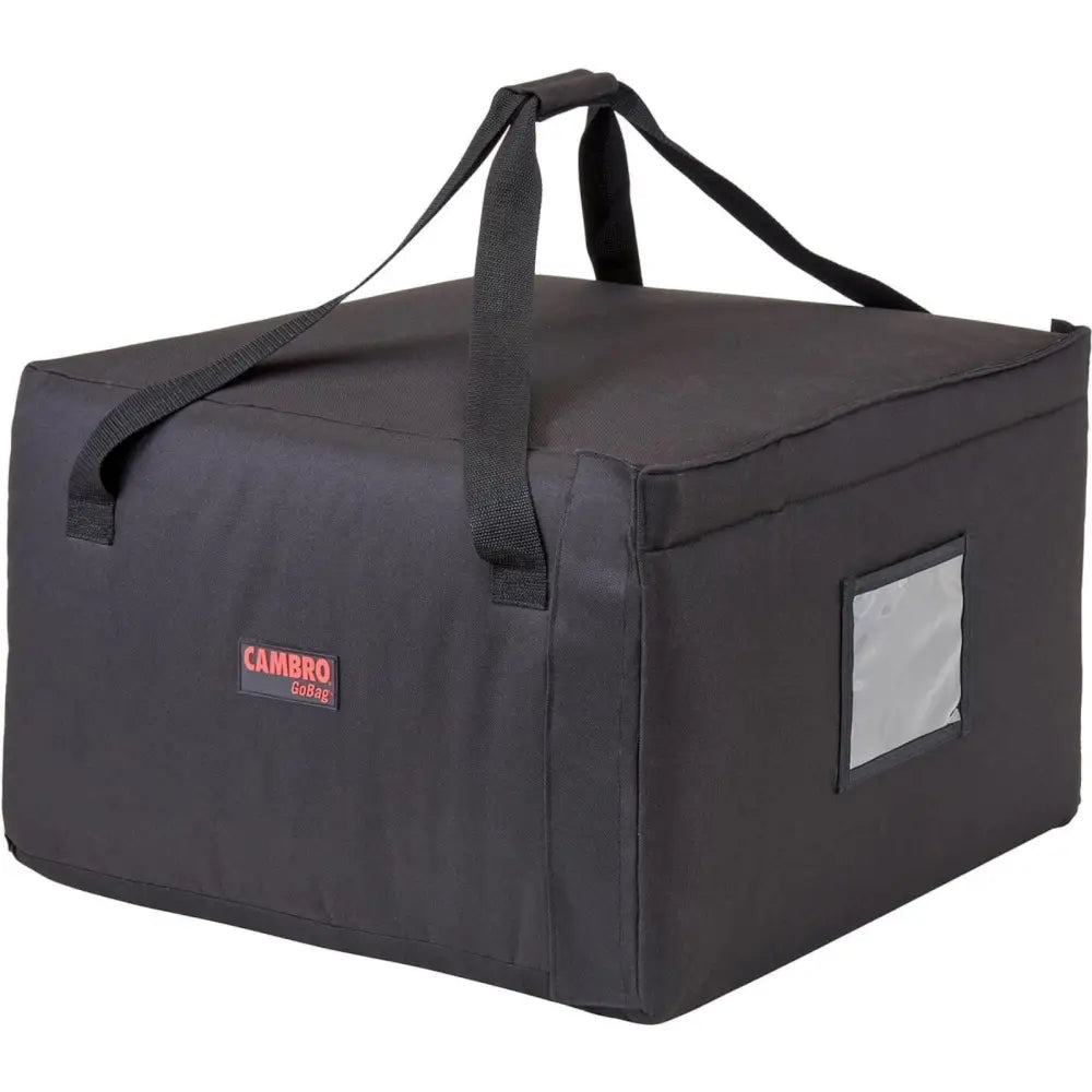 Termisk Leveringsveske for Transport av 5-6 Pizzaesker 49,5 x 49,5 x 32 Cm - Svart