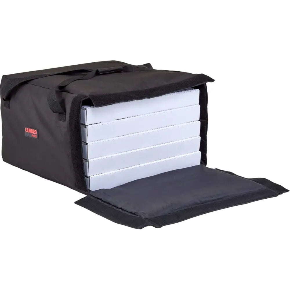 Termisk Leveringsveske for Transport av 5-6 Pizzaesker 49,5 x 49,5 x 32 Cm - Svart