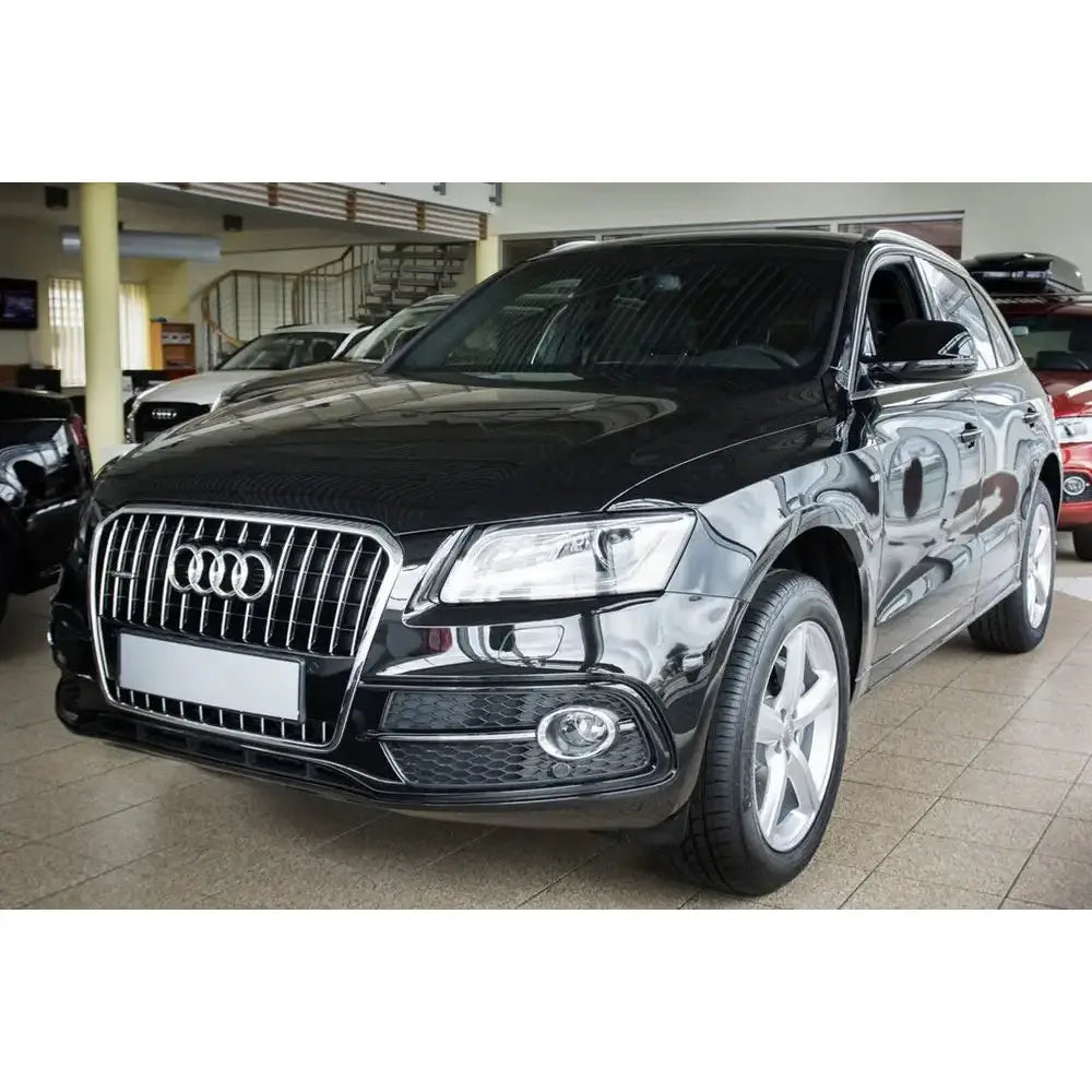 Lastebeskytter Audi Q5 08-16 Stål Svart Speil