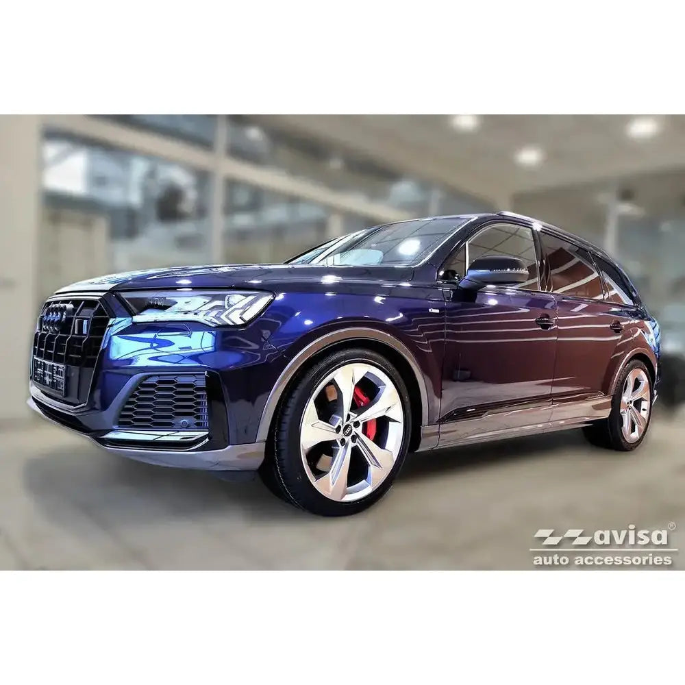 Lastebeskytter Audi Q7 Ii / S-line 15- Stål Svart