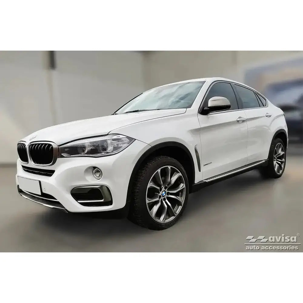 Lastebeskytter Bmw X6 Ii F16 14-19 - Design Stål Svart