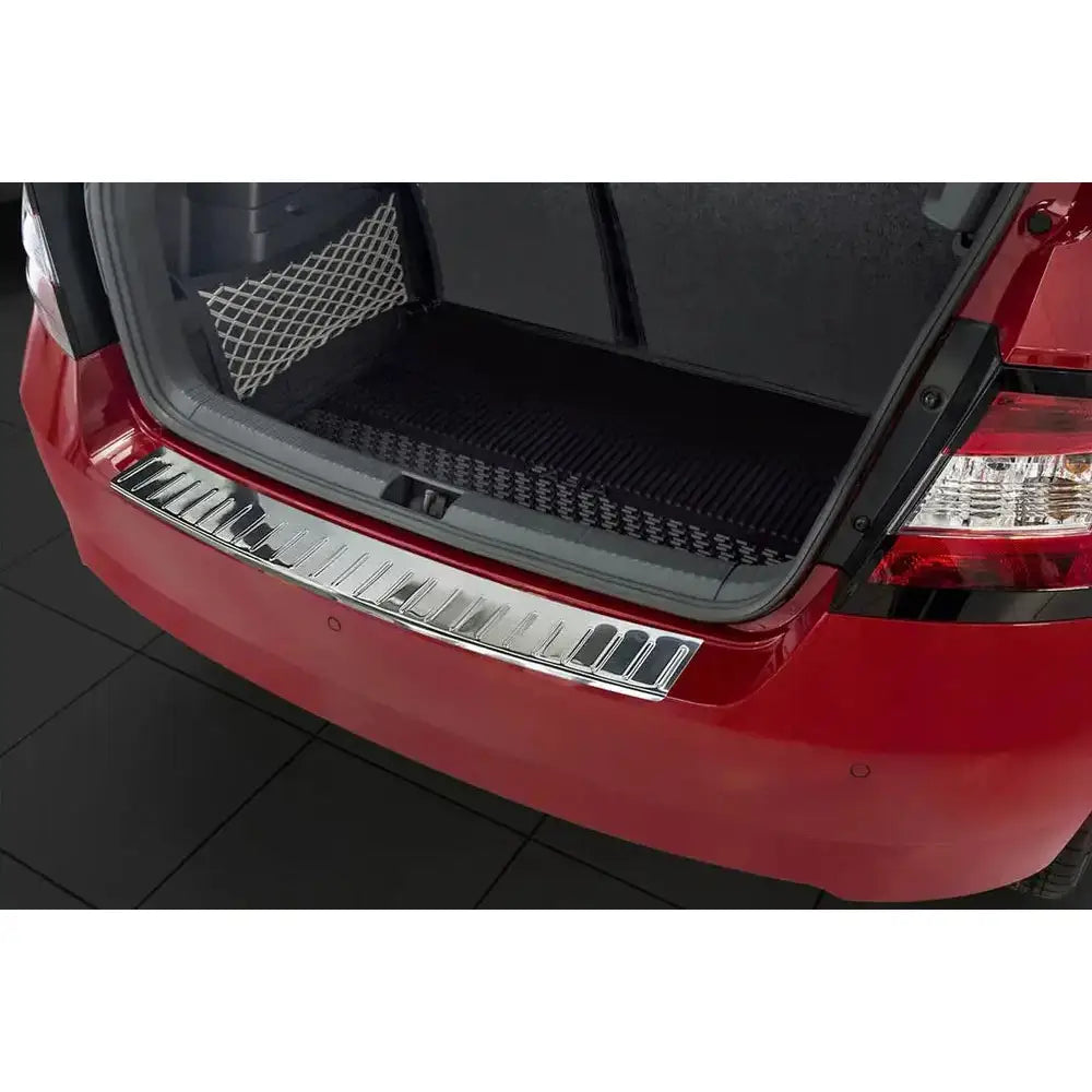 Lastebeskytter Skoda Fabia Iii Hatchback 14-18 Stål Sølv Sateng
