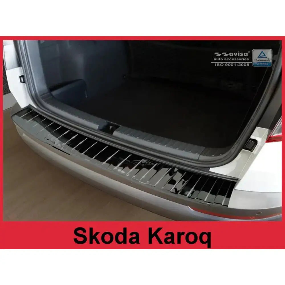 Lastebeskytter Skoda Karoq Clever 21- Stål Svart Speil