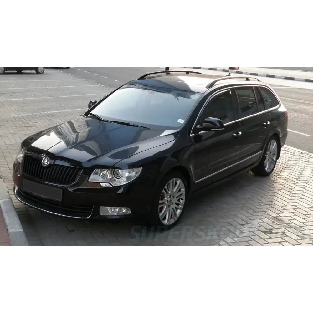 Lastebeskytter Skoda Superb Combi 09-13 Stål Svart