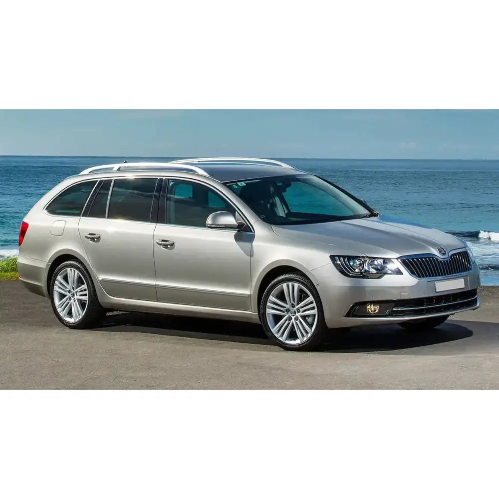 Lastebeskytter Skoda Superb Combi 13-15 Stål Svart