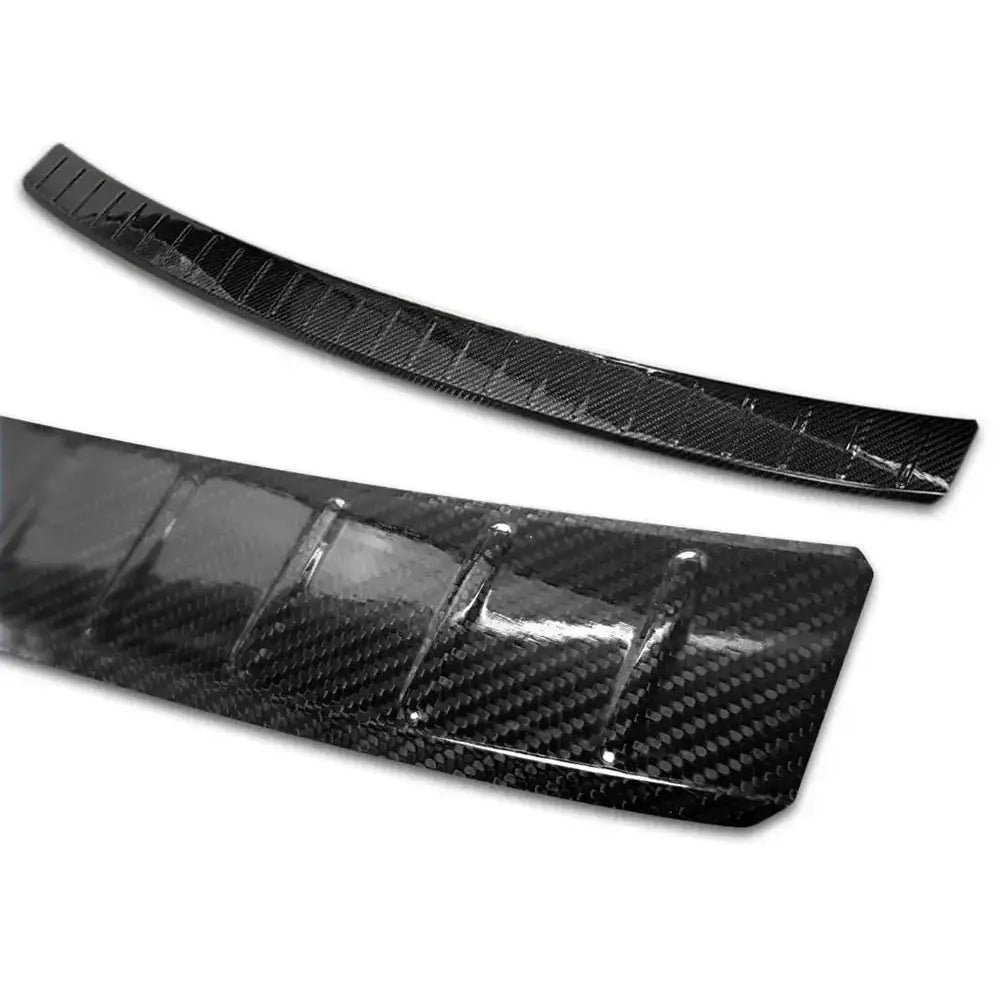 Lastebeskytter Vw Touareg Iii 18- Karbonfiber Svart