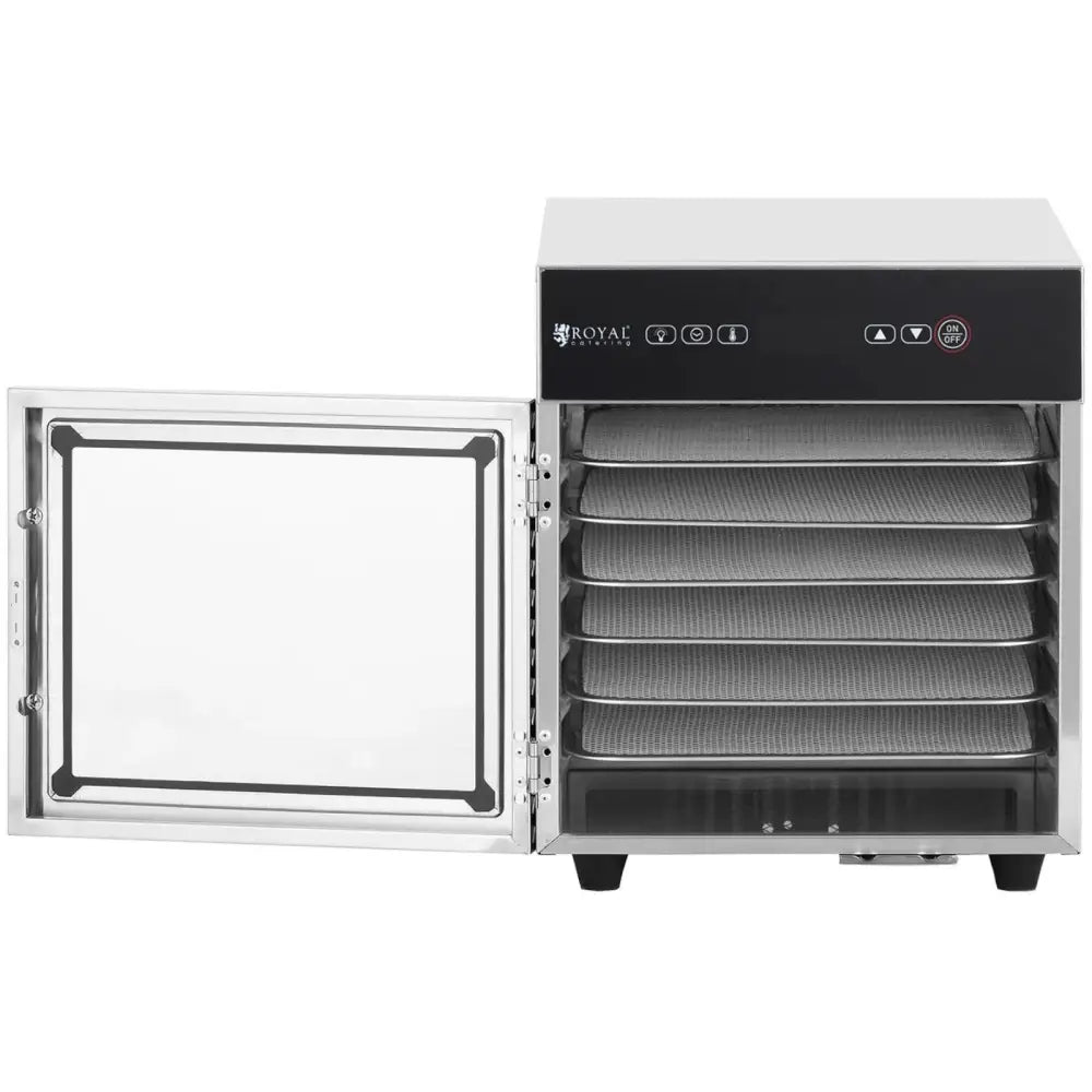 Tørkeskap for Sopp Frukt Grønnsaker og Urter med 6 Hyller - 30-90 c 500 w