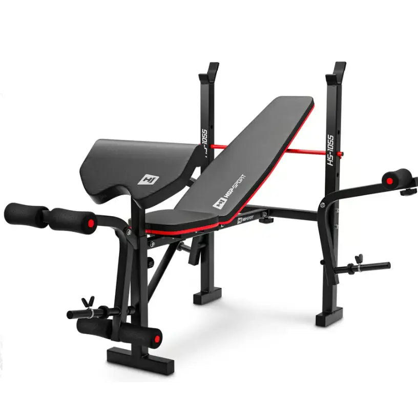 Treningsbenk med Vektstangsett 105kg Hs-1055