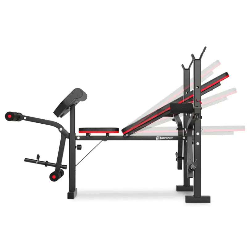 Treningsbenk med Vektstangsett 38kg Hs-1055