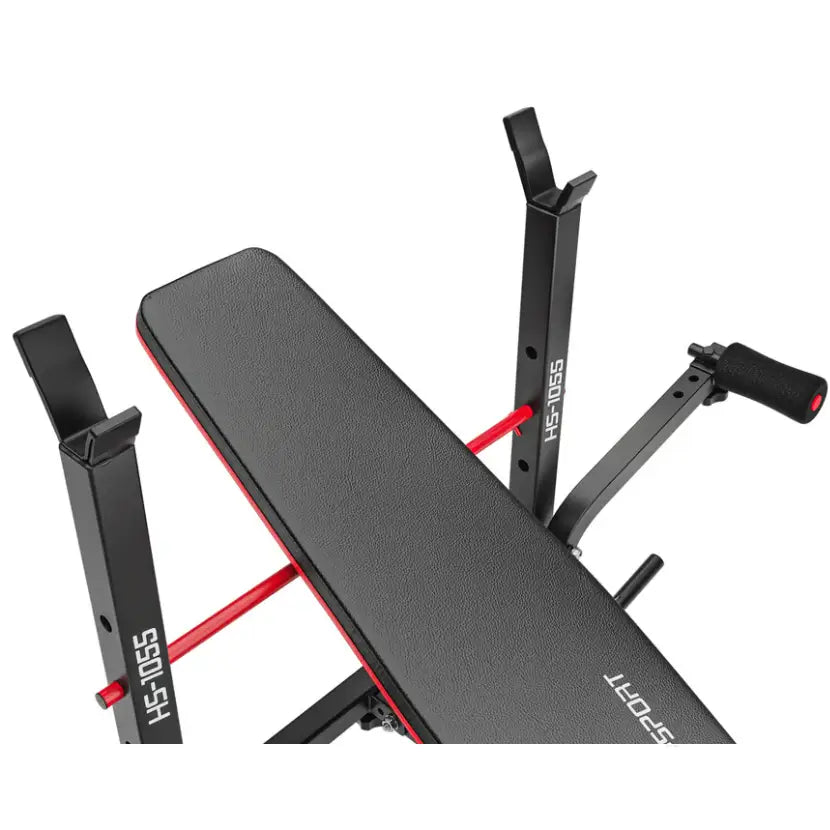 Treningsbenk med Vektstangsett 38kg Hs-1055