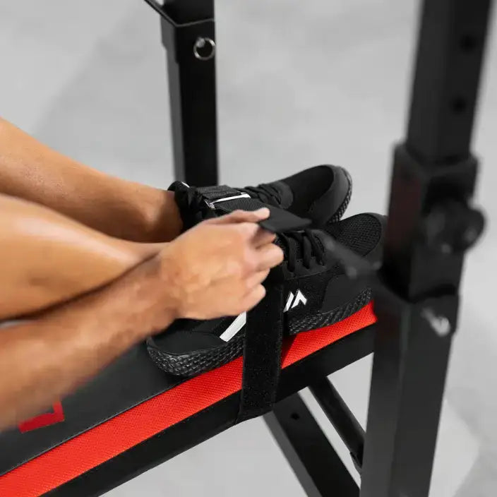 Treningsbenk med Vektstangsett 99kg Hs-1080