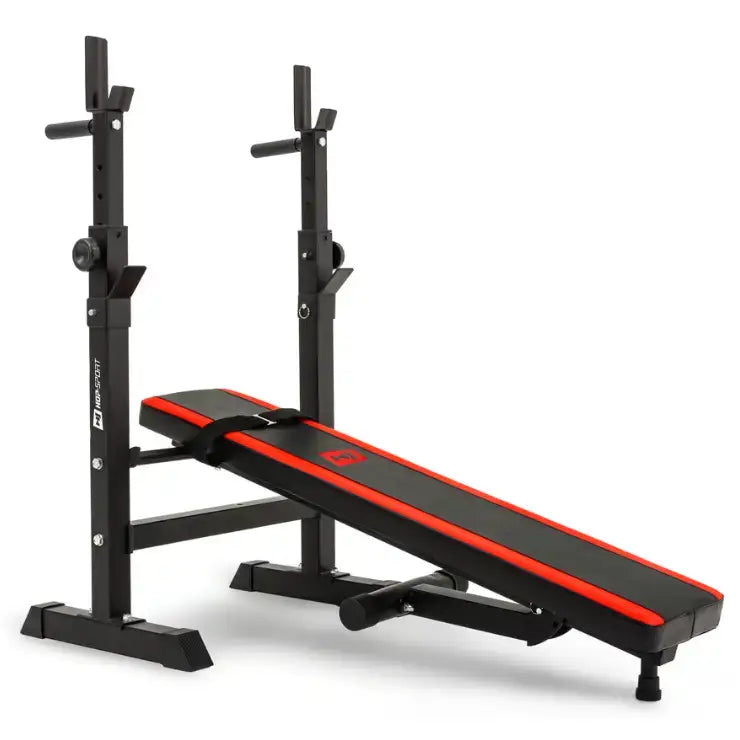 Treningsbenk med Vektstangsett 99kg Hs-1080