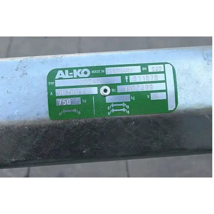 Aksling Tilhenger Al-ko A: 1400 C: 1710 4x100 750 Kg