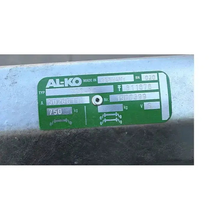 Aksling Tilhenger Al-ko A: 1230 C: 1640 750 Kg 100x4