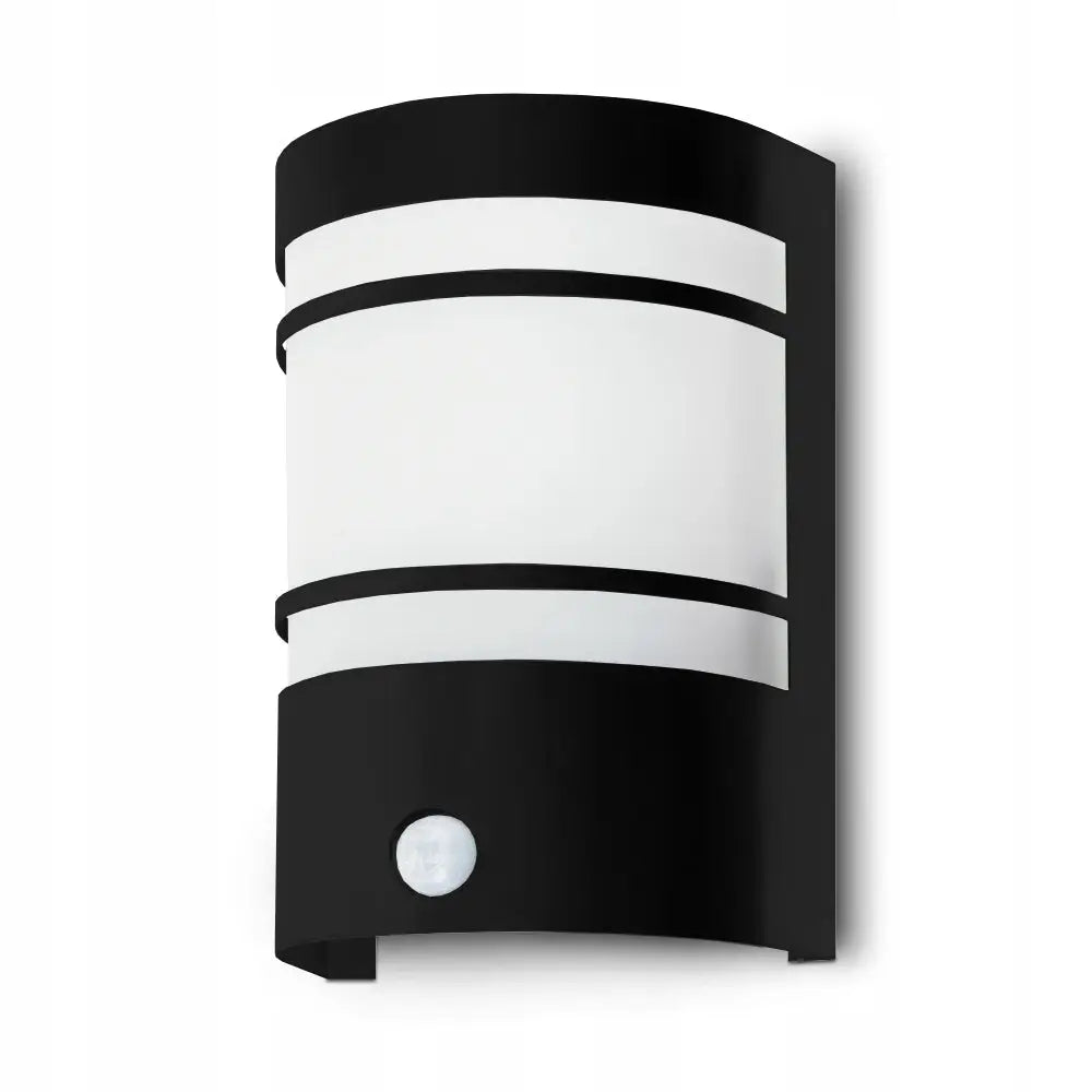 Utvendig Vegglampe med Bevegelsessensor E27 Bk