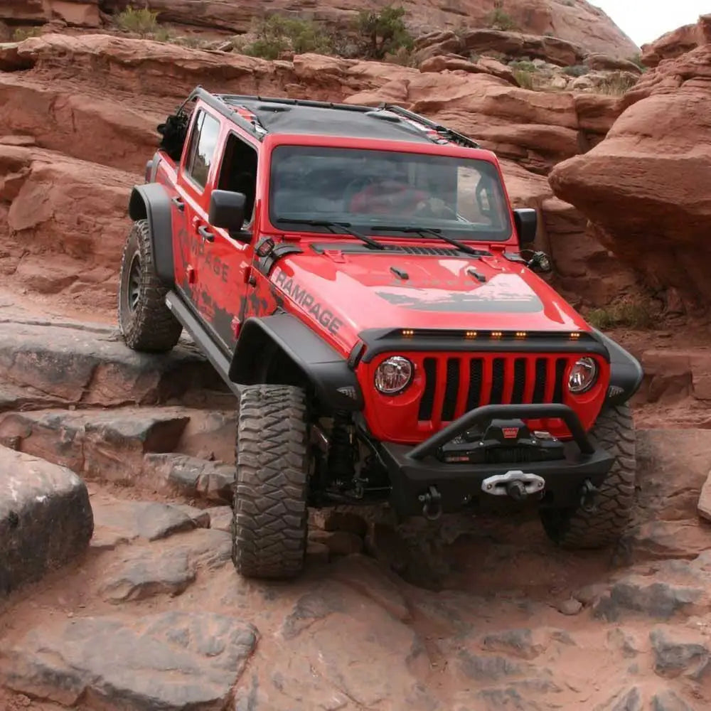 Utvidelse av Skjermbuer Flat Style - Jeep Wrangler Jl 4xe 21-