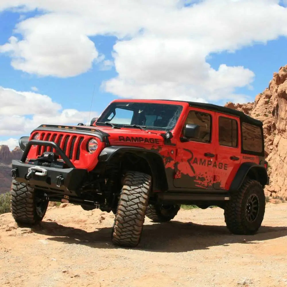 Utvidelse av Skjermbuer Flat Style - Jeep Wrangler Jl 4xe 21-