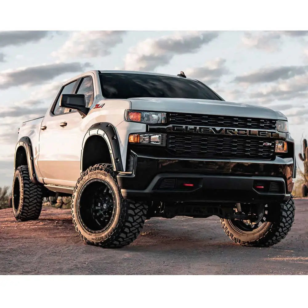 Utvidelser for Skjermer Foran og bak Rough Country Defender Pocket - Chevrolet Silverado 1500 19-