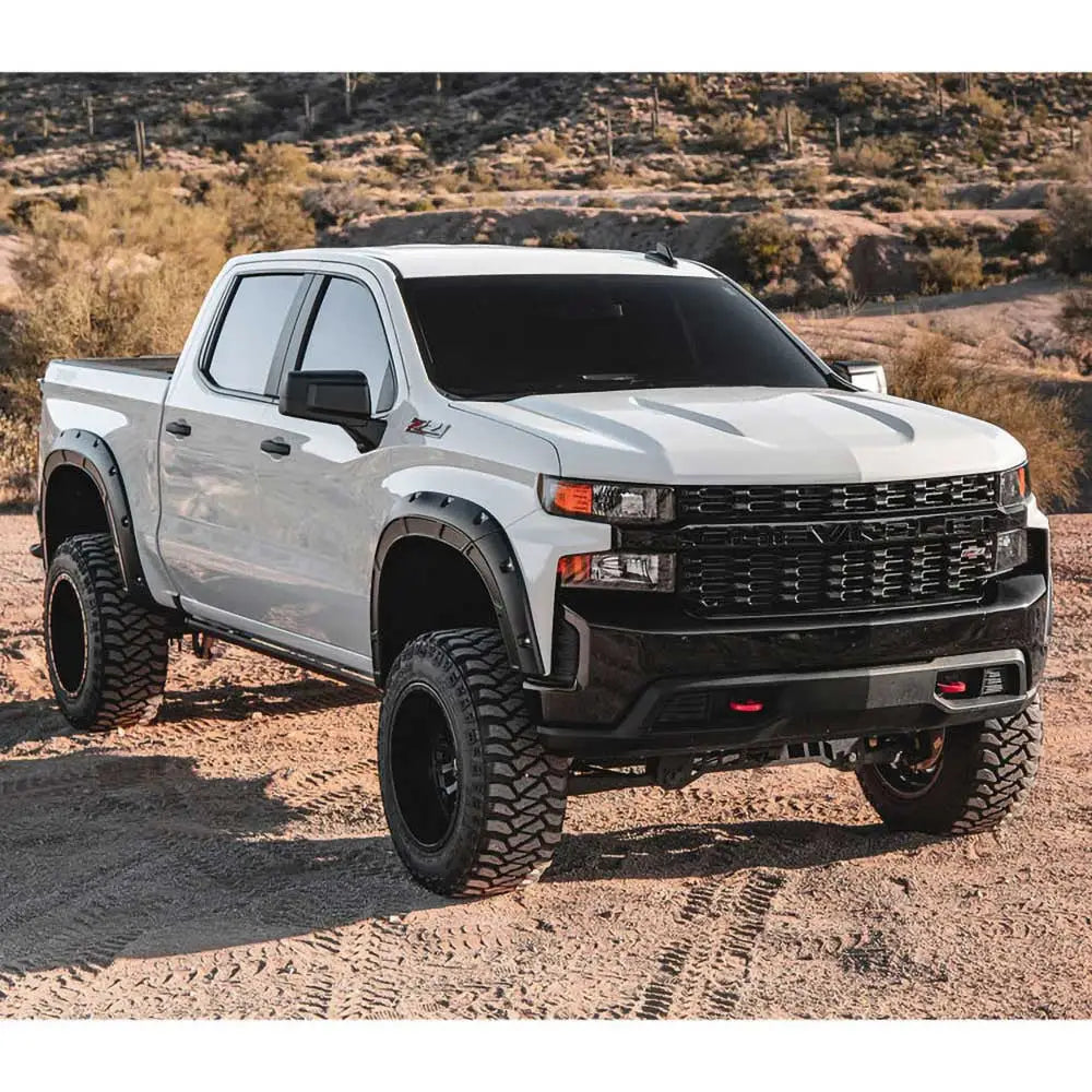 Utvidelser for Skjermer Foran og bak Rough Country Defender Pocket - Chevrolet Silverado 1500 19-