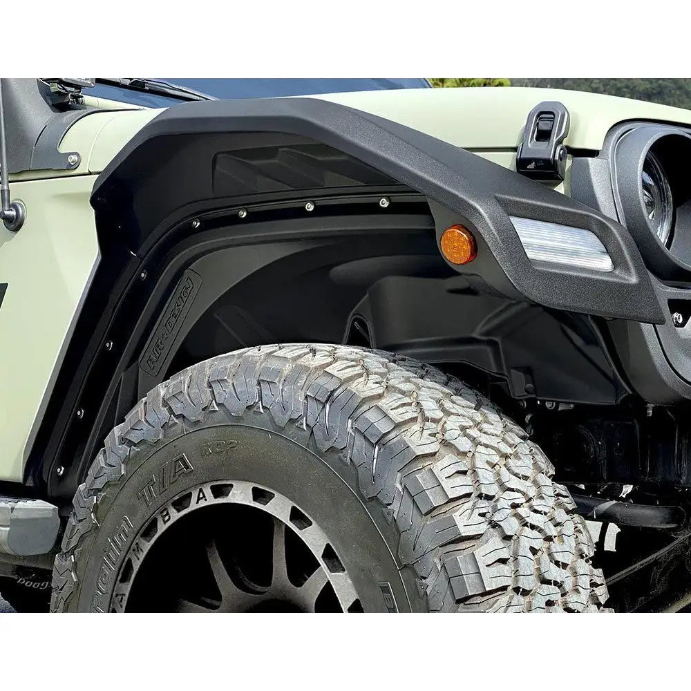 Utvidelsessett med Sprutskjermer Air Design Panther Pro - Jeep Wrangler Jl 2 d 18-