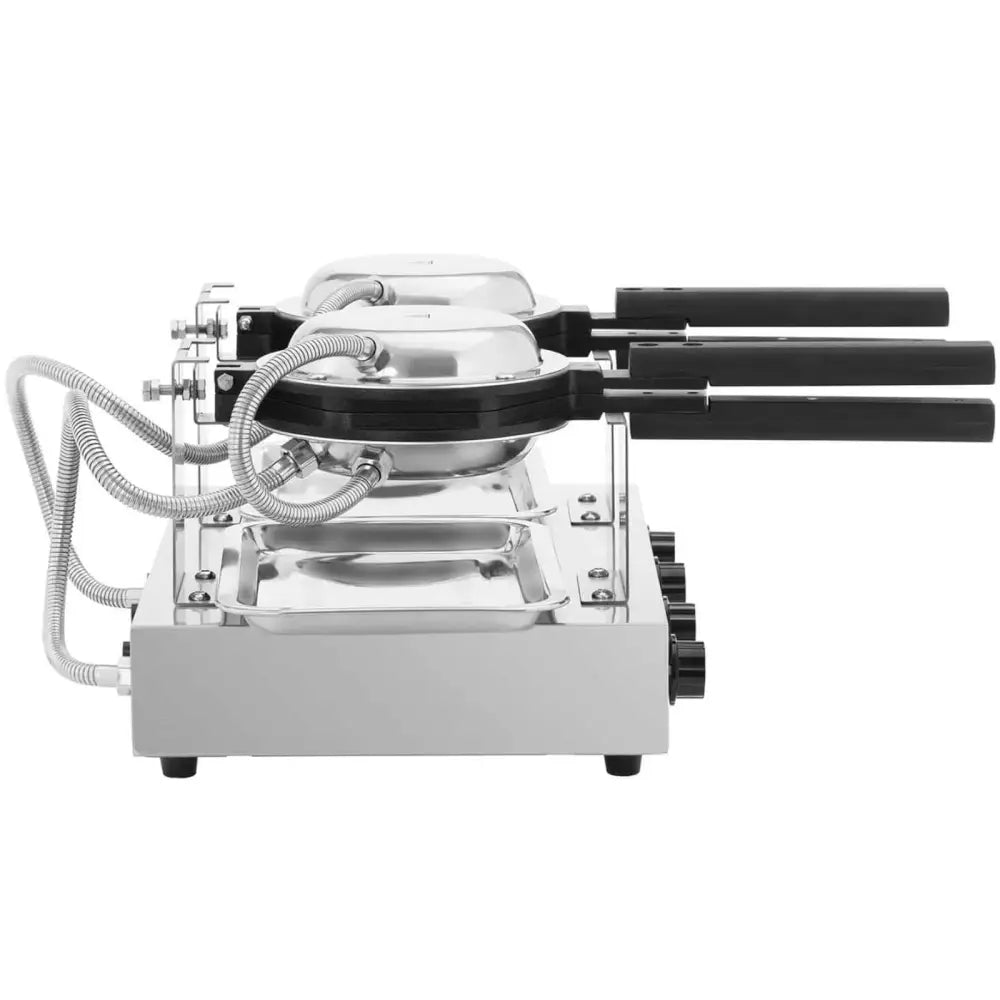 Vaffeljern Boble Dobbel Bubble Waffle Teflon 2 x 1400 w