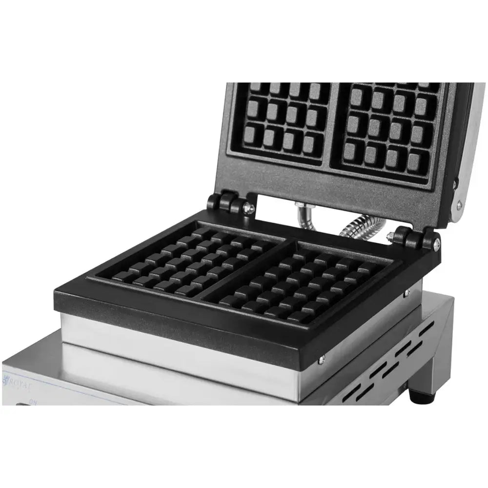 Vaffeljern Rektangulær for 2 Vafler 170 x 210 Mm Teflon 1500 w