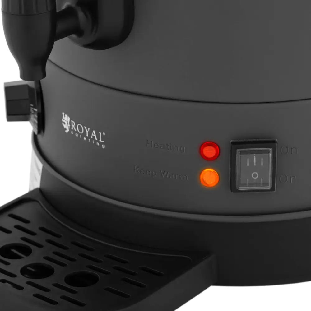 Vannkoker med Doble Vegger og Dryppestativ 13,5 l 2500 w Grå