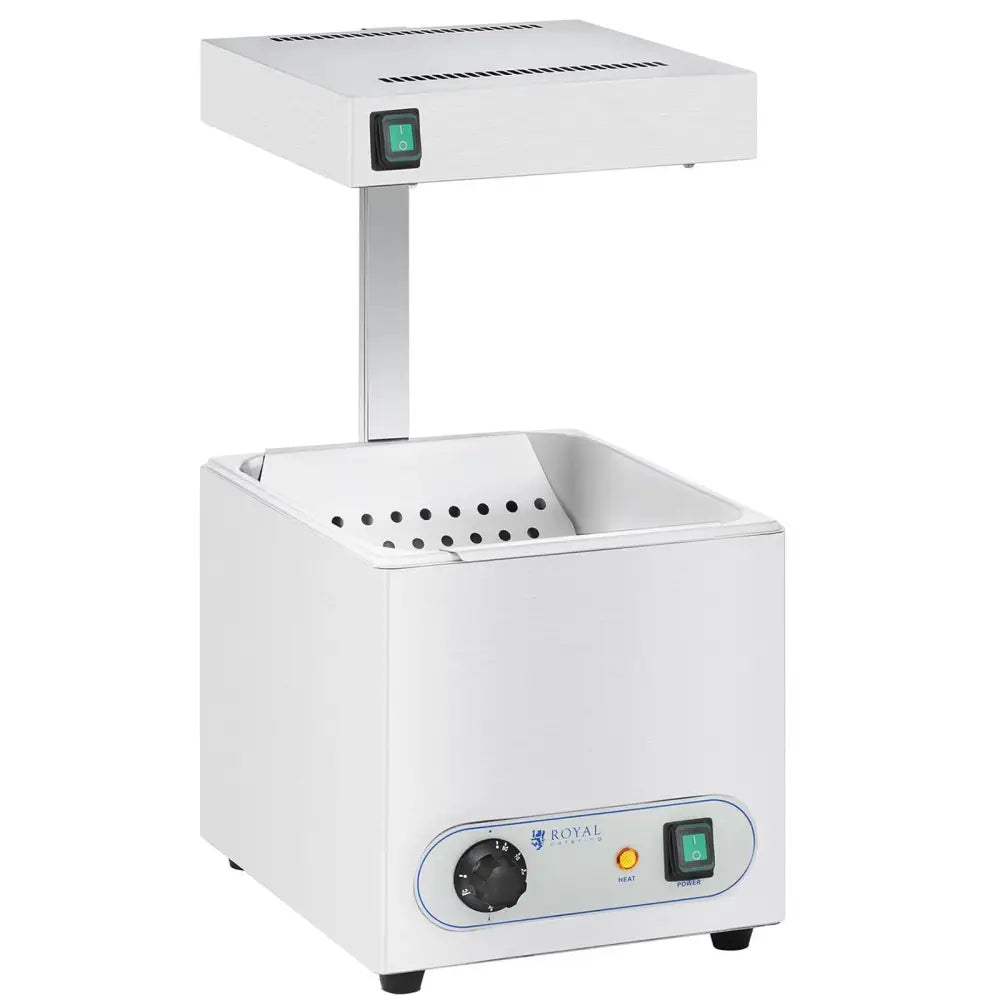 Varmebevarer til Pommes Frites med Varmestråling 850w Royal Catering Rcwg-1500.