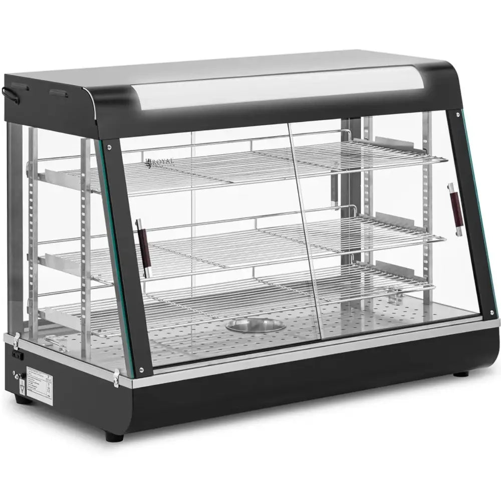 Varmefremvisningsskap med 3 Hyller 1600w 150l