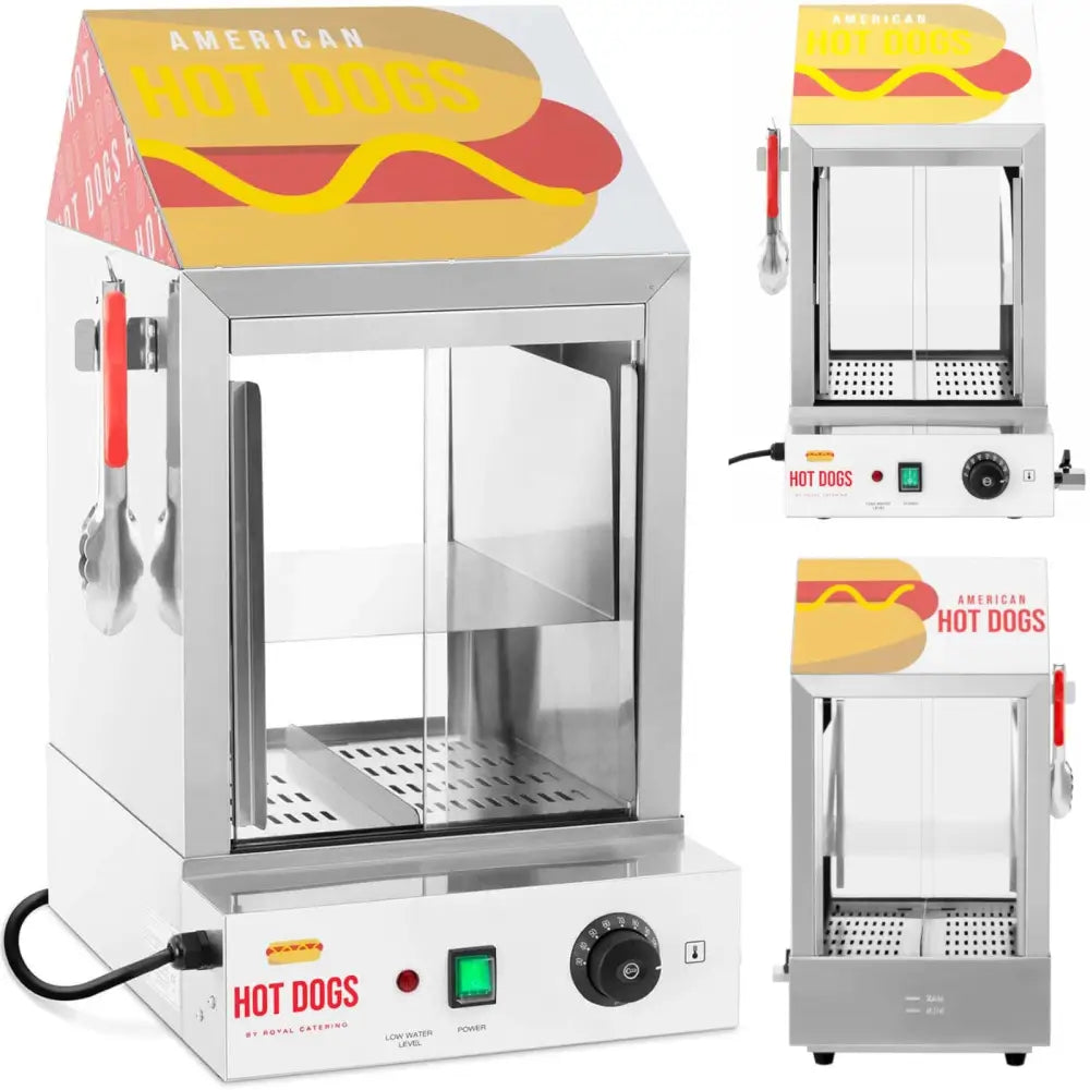 Varmepølsevarmer for Opptil 100 Pølser & 25 Brød - 1000w