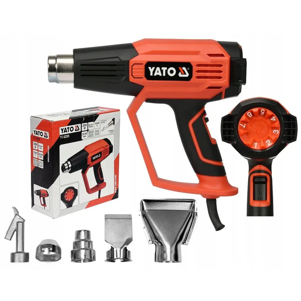 Varmluftspistol Loddepistol 2000w 50-600c Yato